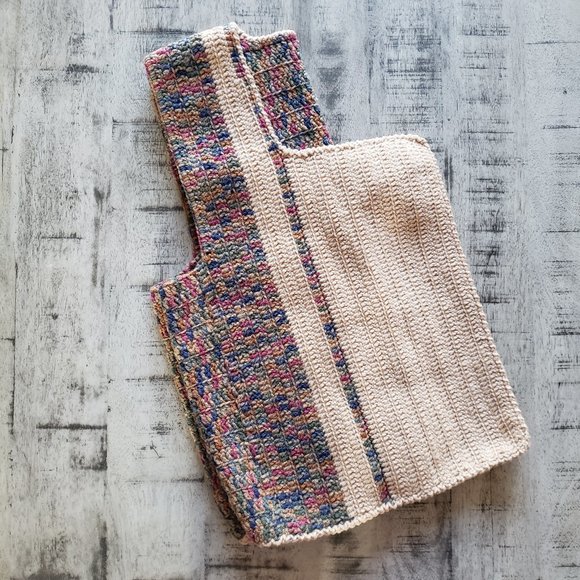 Handmade Crochet Multicolor Vest - Picture 5 of 9